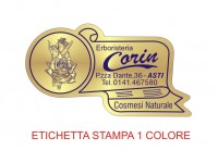 Etichette adesive per erboristerie, cosmetica, cosmesi (mm52X29)  (cod.14M )